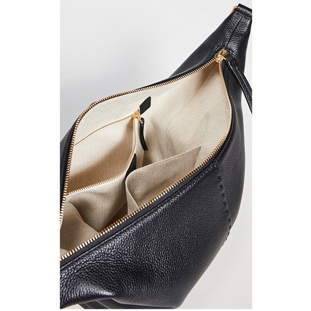 Tory Burch Black McGraw Zip Bucket Bag NWOT - Picture 3 of 16
